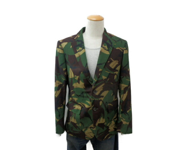 TODDSNYDER ウール 100% 迷彩 テーラード ジャケット 中古 トッドスナイダー M アウター ブランド かっこいい カジュアル