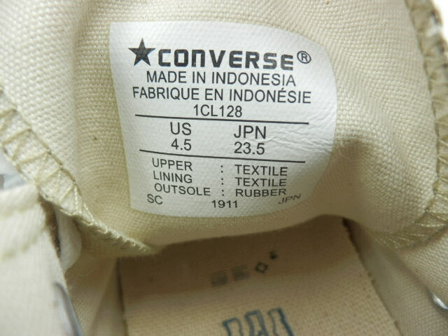 CONVERSE キャンバス ハイカット スニーカー 23.5cm 中古 コンバース 1CL128 靴 シューズ アウトドア ブランド レディース