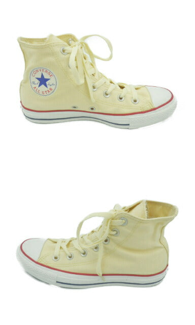 CONVERSE キャンバス ハイカット スニーカー 24.0cm 中古 コンバース 靴 シューズ 布 ブランド レディース 通勤 通学