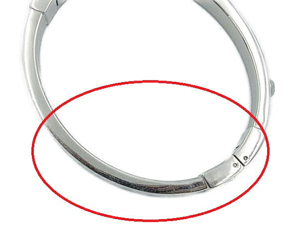 MICHAEL KORS マイケルコース ラインストーン バングル 中古 アクセサリー ジュエリー 銀色 レディース 腕輪