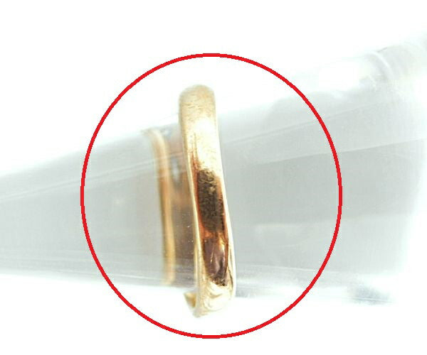 K18 ダイヤ 0.12ct リング 11号 中古 アクセサリー ジュエリー 指輪 ダイヤモンド 18金 ゴールド