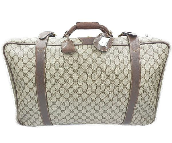 GUCCI グッチ オールドグッチ トランクケース 中古 24.010.523.60 GGマーク PVC ブランド 鞄 旅行 ユニセックス