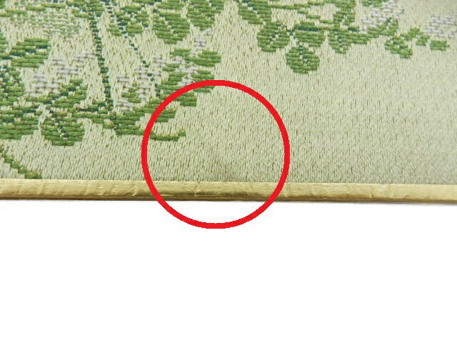 西陣綾錦織 色紙 斉藤宗 原画 秋草 中古 インテリア 和風 刺繍 絵画 ポスター 京都 西陣織