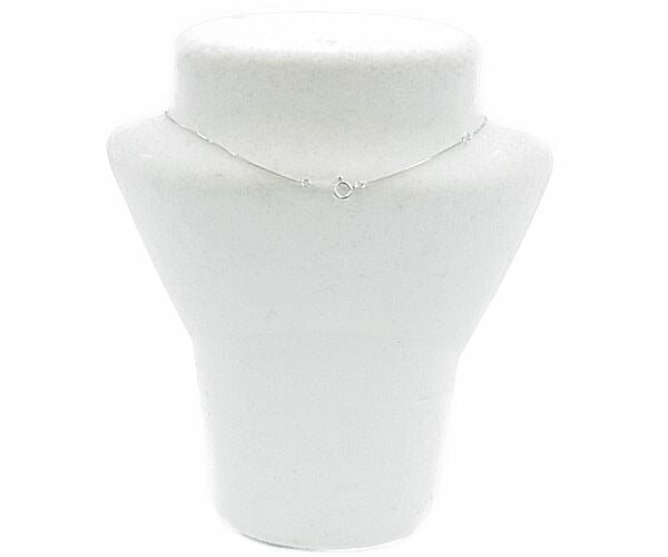 K18WG ダイヤ 0.07ct ネックレス 中古 アクセサリー ジュエリー ホワイトゴールド 18金 レディース