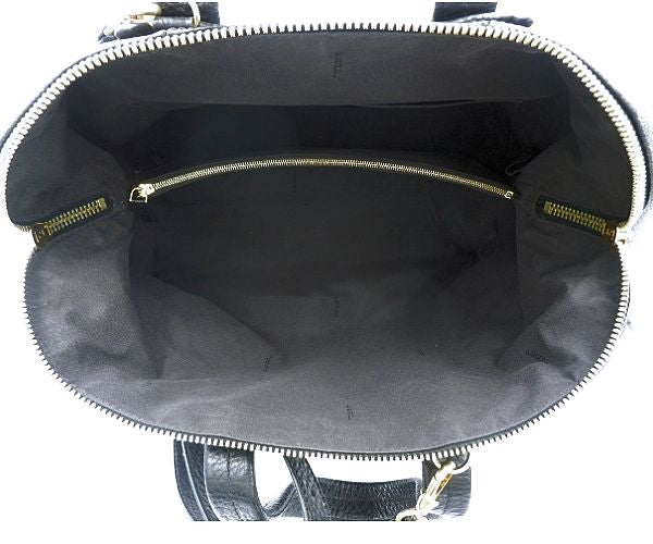 FENDI フェンディ カメレオン 2way レザー ハンドバッグ 中古 8BL110 ショルダー ブラック 黒 レディース ブランド 鞄