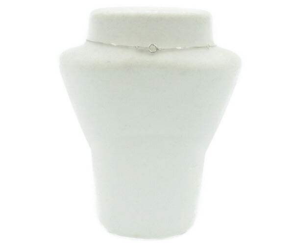 Pt850 ダイヤ 0.02ct サファイヤ 0.51ct ネックレス 中古 アクセサリー ジュエリー プラチナ ダイヤモンド レディース