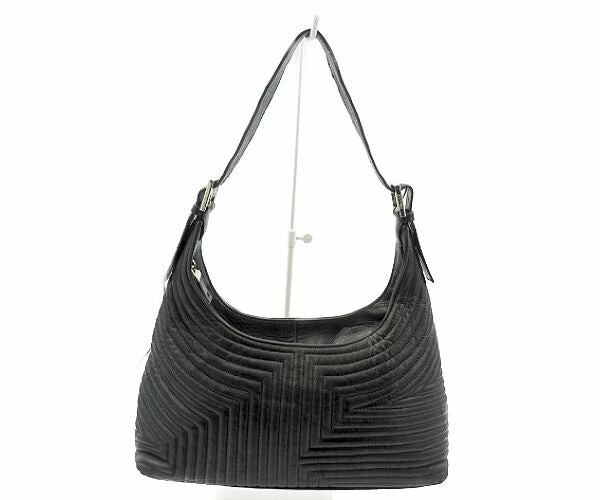 BALLY バリー ラムレザー セミショルダーバッグ 中古 羊革 ブラック 黒 ハンド 鞄 レディース ブランド ミニ 小さめ