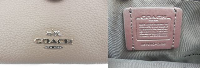 COACH レザー ショルダー バッグ 13685 中古 コーチ 本革 鞄 ポーチ 財布 カード入れ 小銭入れ ブランド