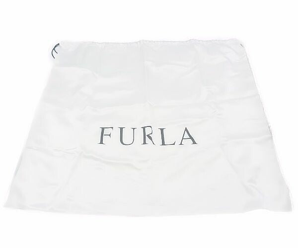 FURLA フルラ レザー ハンドバッグ 中古 レッド ネイビー 赤 紺 ブランド 鞄 レディース