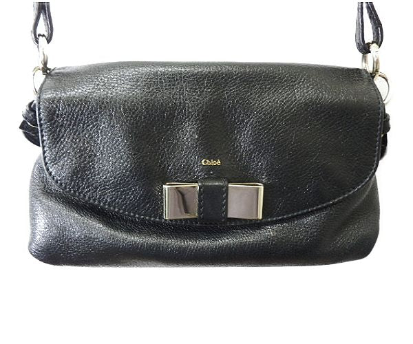 Chloe クロエ リリィ 2way ショルダーバッグ 中古 ハンドバッグ ブラック 黒 レディース ミニ 小さめ おしゃれ