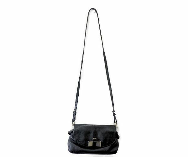 Chloe クロエ リリィ 2way ショルダーバッグ 中古 ハンドバッグ ブラック 黒 レディース ミニ 小さめ おしゃれ
