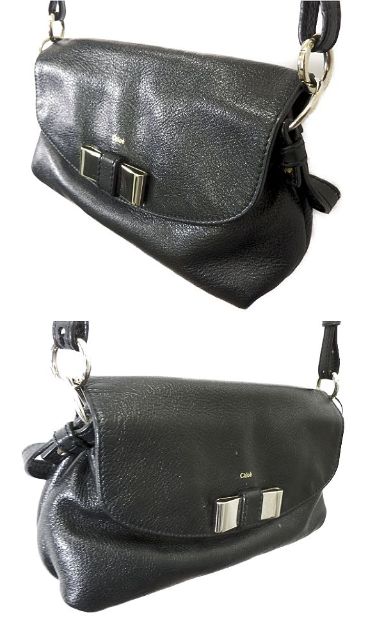 Chloe クロエ リリィ 2way ショルダーバッグ 中古 ハンドバッグ ブラック 黒 レディース ミニ 小さめ おしゃれ
