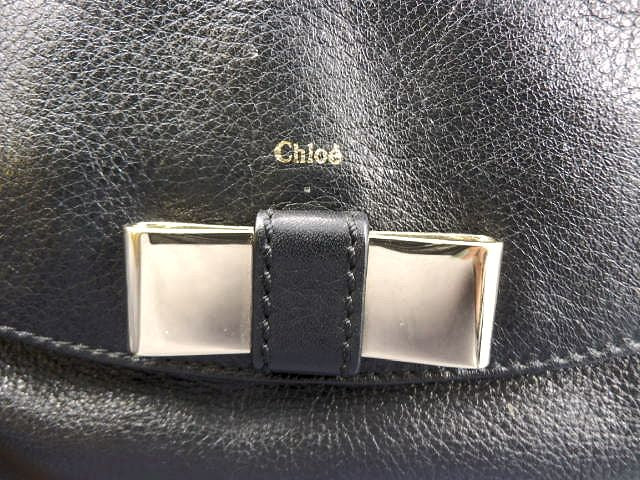 Chloe クロエ リリィ 2way ショルダーバッグ 中古 ハンドバッグ ブラック 黒 レディース ミニ 小さめ おしゃれ