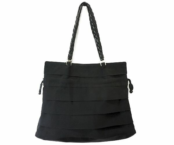 Salvatore Ferragamo サルヴァトーレフェラガモ レザー キャンバス トートバッグ 中古 ブラック 黒 レディース 鞄 ブランド
