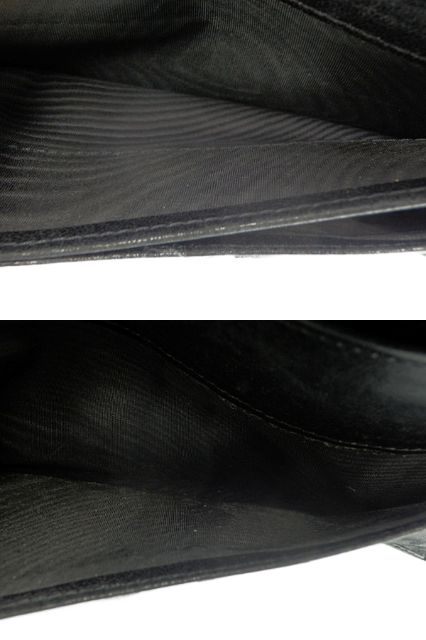 CHANEL シャネル ココマーク エナメル 二つ折り長財布 中古  6246178 ブラック 黒 ブランド CCマーク レディース ウォレット