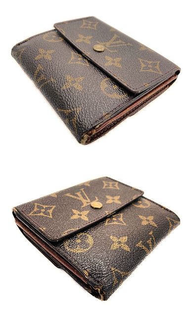 LOUIS VUITTON ルイヴィトン モノグラム ポルトフォイユ エリーズ M61654 中古 TH1000 Wホック財布 ウォレット ブランド ユニセックス メンズ