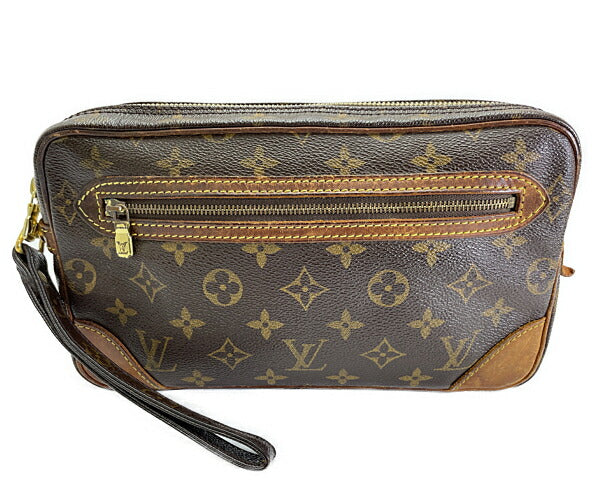 LOUIS VUITTON ルイヴィトン モノグラム マルリードラゴンヌ GM M51825 中古 SL0926 セカンドバッグ 鞄 ユニセックス メンズ レディース