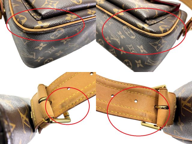 LOUIS VUITTON ルイヴィトン モノグラム ヴィヴァシテGM M51163 中古 AR0024 ショルダーバッグ ヴィバシテGM ビバシテGM ブランド 鞄