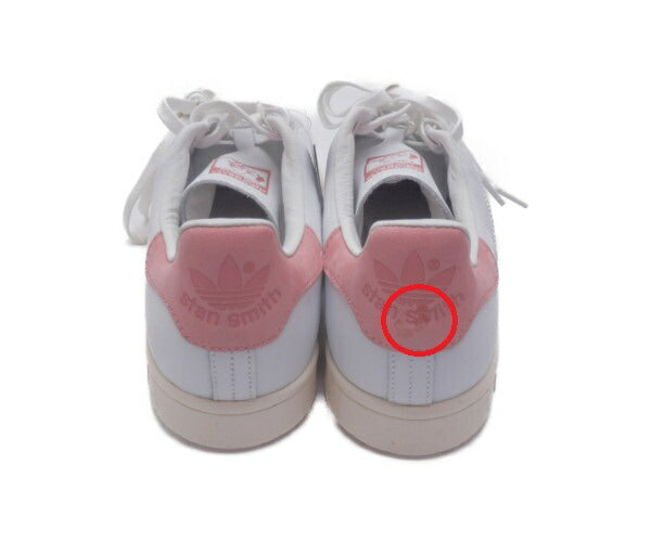 未使用品 adidas STAN SMITH ローカット スニーカー 28.5 中古 アディダス S80024 靴 ブランド スタンスミス メンズ レザー