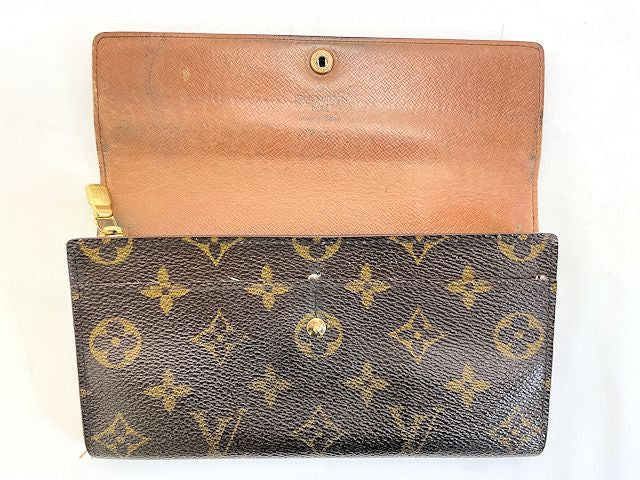 LOUIS VUITTON ルイヴィトン モノグラム ポルトフォイユ サラ M61734 中古 CA1915 二つ折り長財布 ブランド ウォレット ユニセックス
