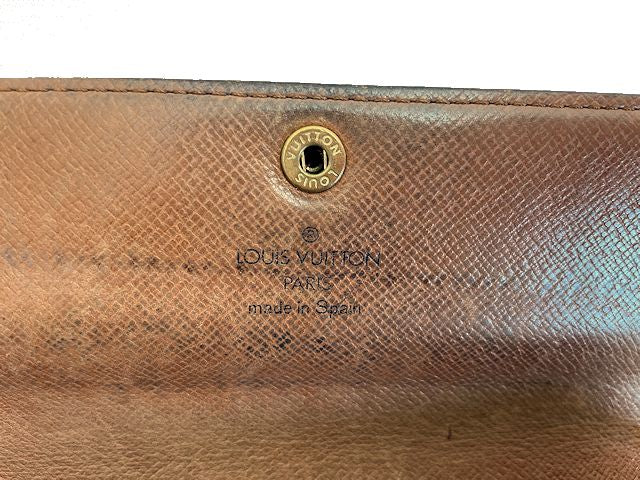 LOUIS VUITTON ルイヴィトン モノグラム ポルトフォイユ サラ M61734 中古 CA1915 二つ折り長財布 ブランド ウォレット ユニセックス