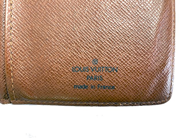 LOUIS VUITTON ルイヴィトン モノグラム ポルトカルトクレディ円 M60825 中古 CT1002 長札入れ ウォレット ブランド ユニセックス メンズ