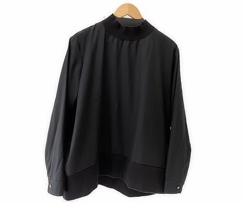 NOT CONVENTIONAL ノットコンベンショナル ハイネック トップス フリーサイズ 中古 ブラック 黒 メンズ ポリエステル カジュアル