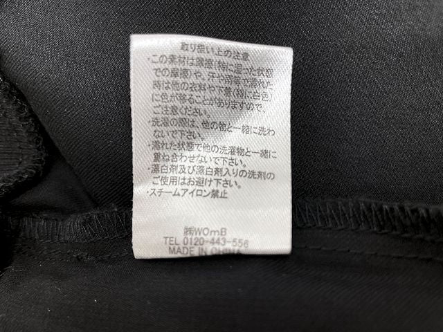 NOT CONVENTIONAL ノットコンベンショナル ハイネック トップス フリーサイズ 中古 ブラック 黒 メンズ ポリエステル カジュアル