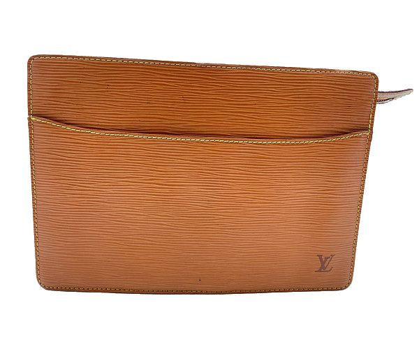 LOUIS VUITTON ルイヴィトン エピ ポシェットオム M52528 中古 SR1916 セカンドバッグ ブラウン 茶 鞄 ブランド メンズ