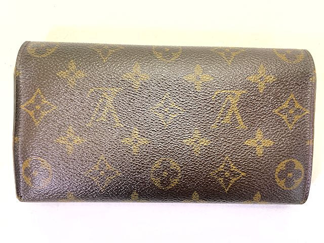 LOUIS VUITTON モノグラム ポシェット ポルト モネ クレディ M61725 中古 TH0081 二つ折り 長財布 ウォレット ブランド ユニセックス