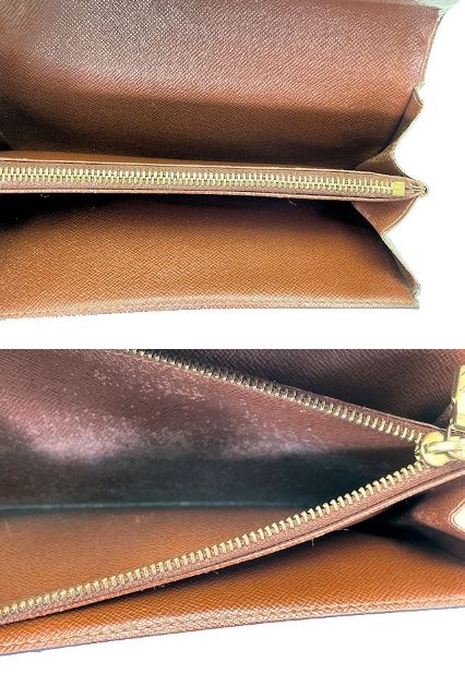 LOUIS VUITTON モノグラム ポシェット ポルト モネ クレディ M61725 中古 TH0081 二つ折り 長財布 ウォレット ブランド ユニセックス