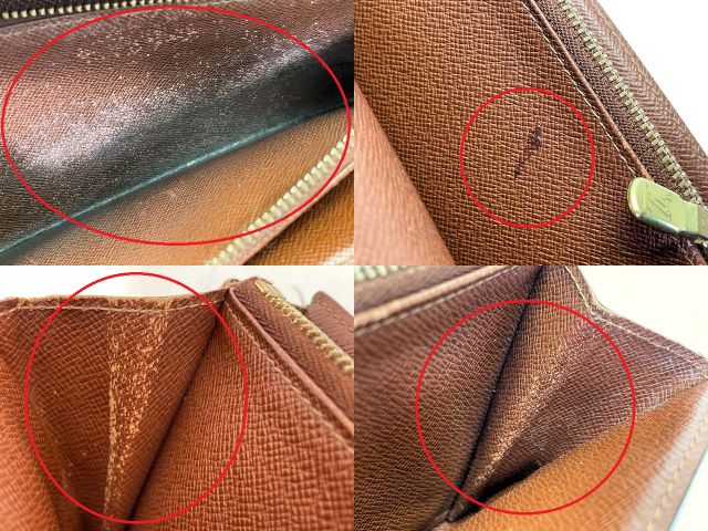 LOUIS VUITTON モノグラム ポシェット ポルト モネ クレディ M61725 中古 TH0081 二つ折り 長財布 ウォレット ブランド ユニセックス