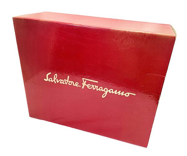 Salvatore Ferragamo サルヴァトーレフェラガモ ガンチーニ レザー ハンドバッグ 中古 ブラウン 茶 ブランド 鞄 レディース