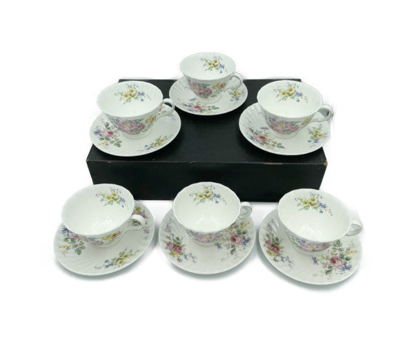 ROYAL DOULTON アルカディア カップ&ソーサー 6客 中古 ロイヤルドルトン デミタス セット コーヒー 洋食器 ブランド