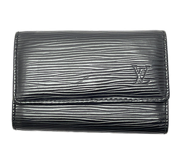 LOUIS VUITTON ルイヴィトン エピ ミュルティクレ6 M63812 中古 6連 キーケース ノワール ブラック メンズ ブランド