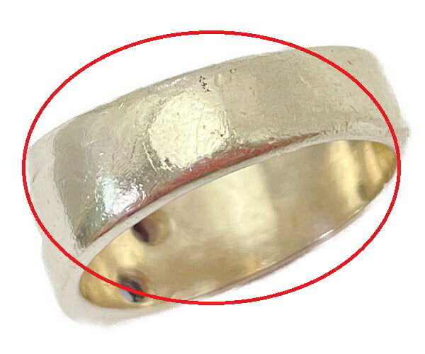 K18 シルバー925 ストーン リング 11号 中古 アクセサリー ジュエリー 指輪 銀 レディース おしゃれ