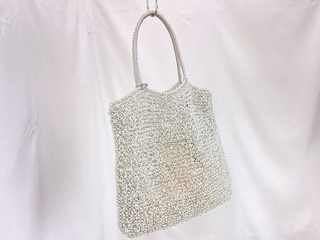 ANTEPRIMA アンテプリマ ワイヤー ハンドバッグ 中古 ホワイト レディース ミニ 小さめ ブランド 鞄 おしゃれ