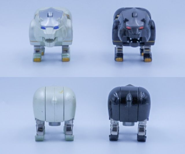 バンダイ 百獣戦隊ガオレンジャー パワーアニマルシリーズ3 ガオベアー&ガオポーラー 中古 BANDAI スーパー戦隊 ロボット ガオマッスル 合体 変形 武装