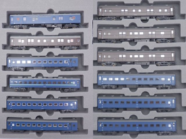 KATO Nゲージ 10-873 急行「ニセコ」6両基本セット+10-874 6両増結セット 中古 カトー 鉄道模型 JR ヨンサントウ 貨物