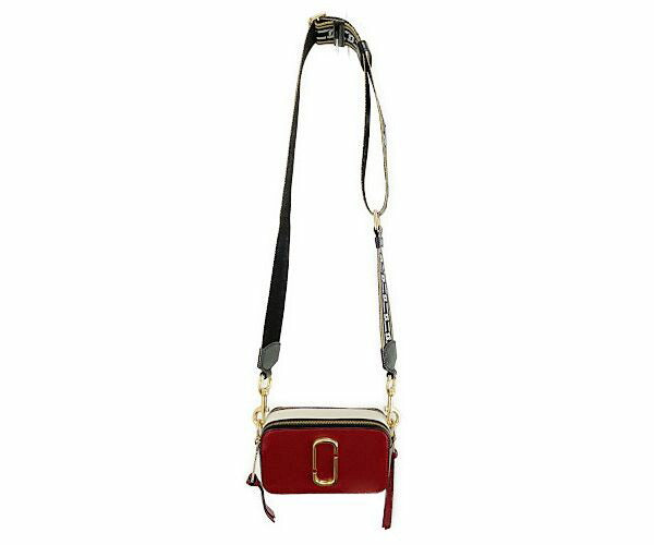 MARC JACOBS マークジェイコブス ザ スナップショット カメラバッグ 中古 M0012007-598 THE SNAPSHOT レッド 赤 ミニ ショルダーバッグ