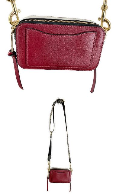 MARC JACOBS マークジェイコブス ザ スナップショット カメラバッグ 中古 M0012007-598 THE SNAPSHOT レッド 赤 ミニ ショルダーバッグ