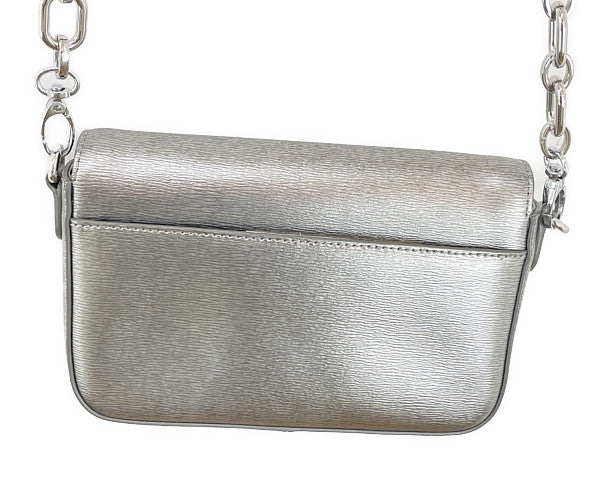 LAUREN RALPH LAUREN RLL ローレン ラルフローレン ショルダーバッグ 中古 シルバー 鞄 ブランド おしゃれ レディース