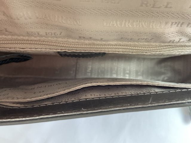 LAUREN RALPH LAUREN RLL ローレン ラルフローレン ショルダーバッグ 中古 シルバー 鞄 ブランド おしゃれ レディース