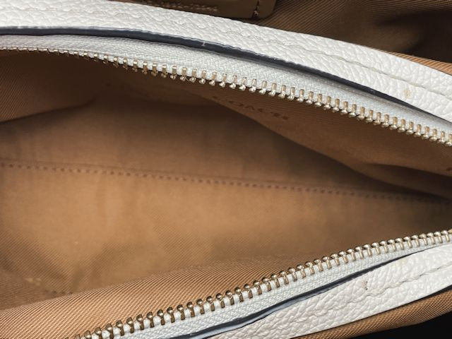 COACH コーチ ダルトン レザー ハンドバッグ 中古 73546 ホワイト アイボリー 鞄 ブランド レディース おしゃれ