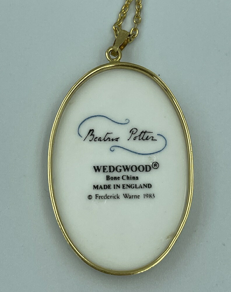 Wedgwood ピーターラビット ペンダント 中古 ウェッジウッド アクセサリー ネックレス アニマル かわいい