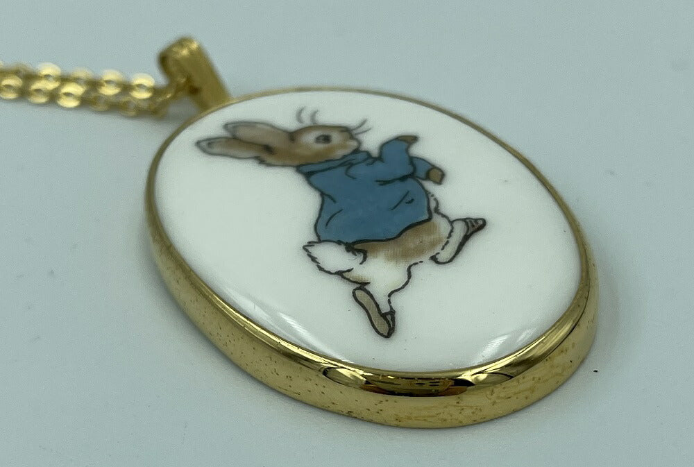 Wedgwood ピーターラビット ペンダント 中古 ウェッジウッド アクセサリー ネックレス アニマル かわいい