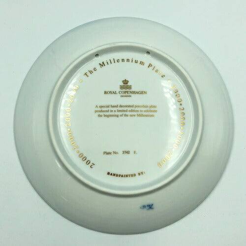 Royal Copenhagen ロイヤルコペンハーゲン ミレニアムプレート 2000年 中古 イヤープレート 洋食器 お皿 インテリア 飾り コレクション
