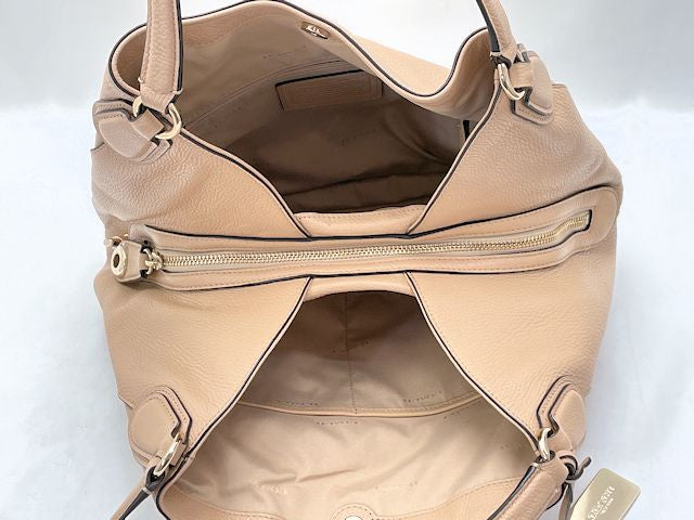 COACH コーチ イーディ 31 ショルダーバッグ 中古 ベージュ レザー トート ハンド レディース 鞄 ブランド