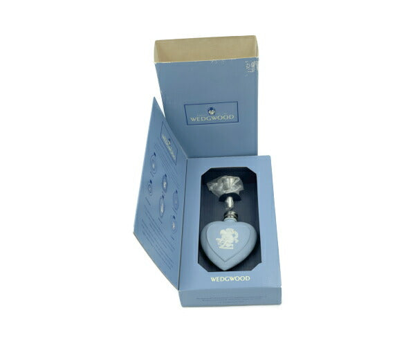 Wedgwood ジャスパー パフューム ボトル 中古 ウェッジウッド 香水 ハート キューピット 希少 アンティーク
