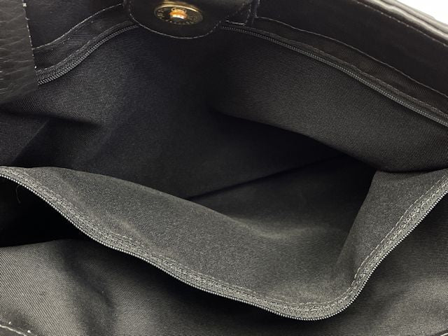 COACH コーチ レザー トートバッグ 中古 送料無 4066 ブラック 黒 鞄 オールドコーチ ブランド シンプル